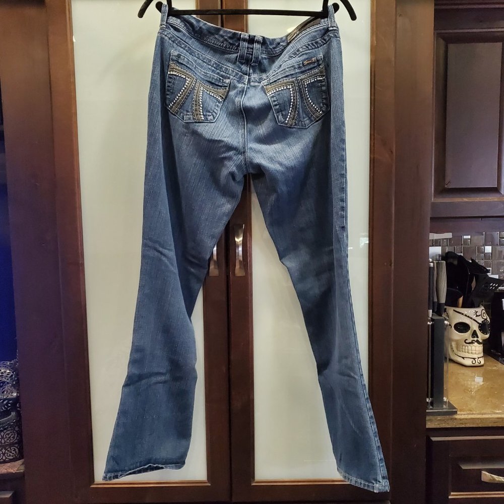 Seven7 Rocker Slim Boot Cut Jeans - Picture 2 of 7